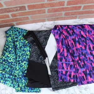 Lot of 3 Xersion Athletic Capris L
